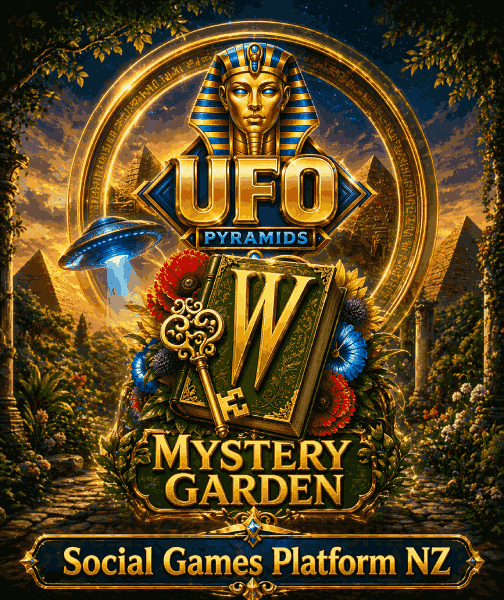 Abstract glowing gaming elements